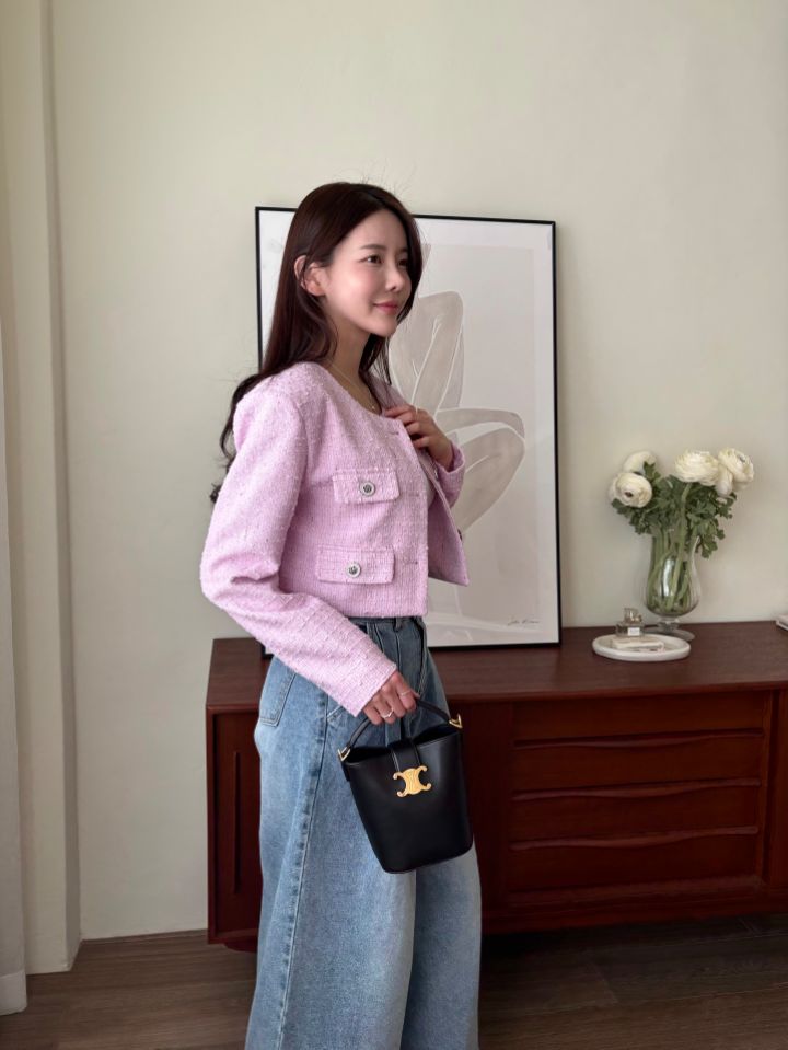 mars東大門代購女裝新款人氣推薦職業26春夏熱賣夾克粗花呢mars夾克