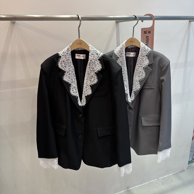 SOUIT韓國直郵女裝新品時尚職業26春夏休閑真品熱賣人氣夾克SOUIT by mabel-L夾克