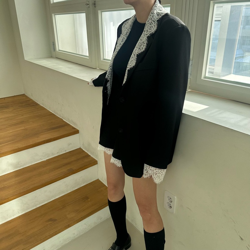 SOUIT韓國直郵女裝新品時尚職業26春夏休閑真品熱賣人氣夾克SOUIT by mabel-L夾克