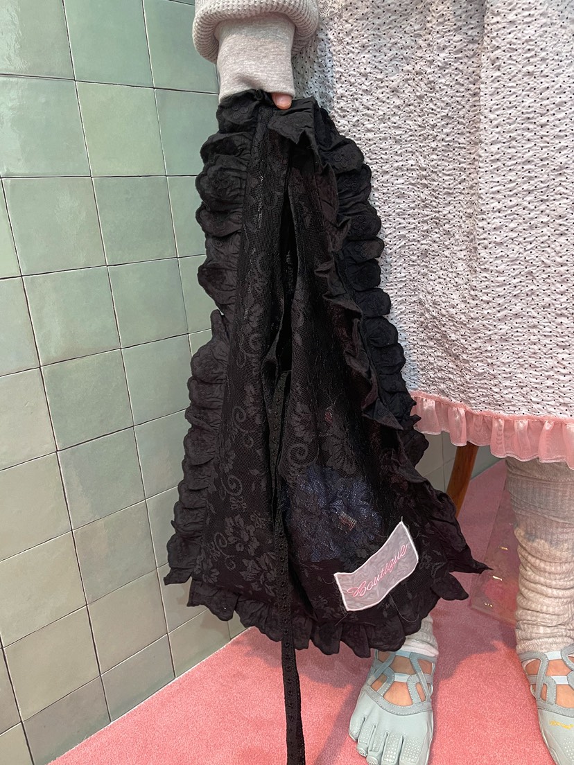 BOUTIQUE-L韓國代購女士新品時尚真品26春夏休閑手提包蕾絲BOUTIQUE-L手提包