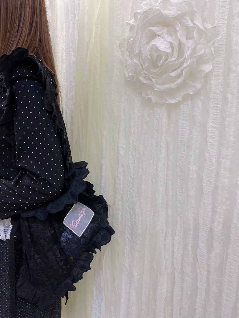 BOUTIQUE-L韓國代購女士新品時尚真品26春夏休閑手提包蕾絲BOUTIQUE-L手提包