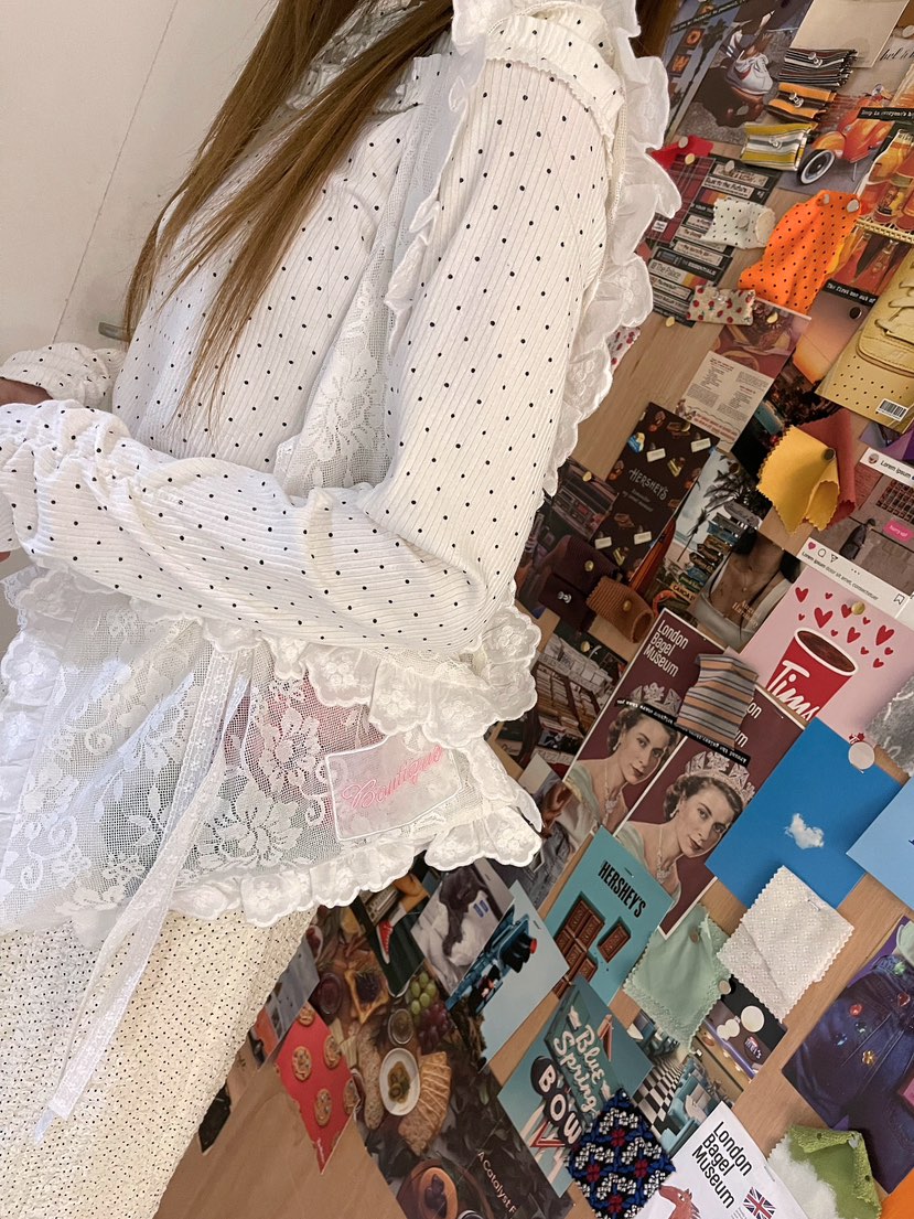 BOUTIQUE-L韓國代購女士新品時尚真品26春夏休閑手提包蕾絲BOUTIQUE-L手提包