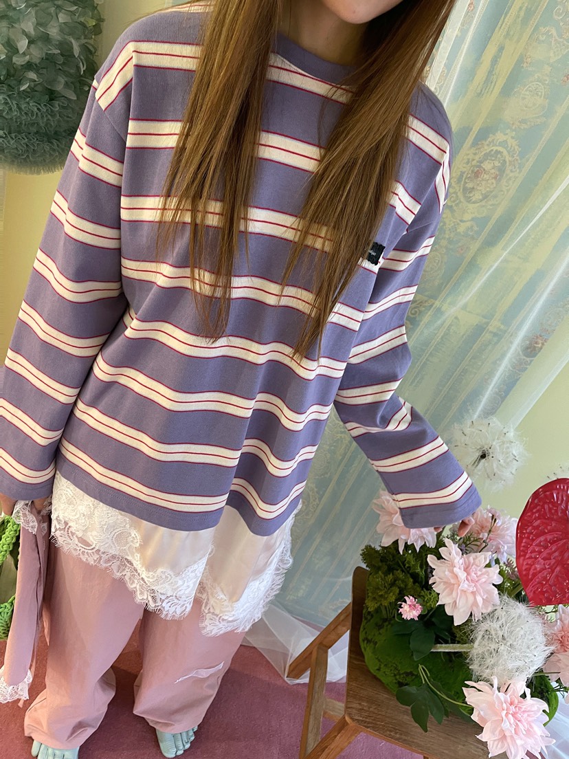 BOUTIQUE-L東大門直郵女士新款熱賣推薦時尚26春夏長袖T恤BOUTIQUE-L長袖T恤