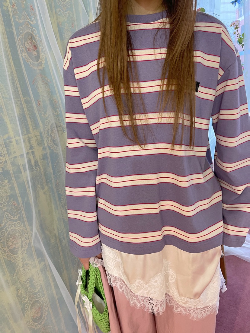 BOUTIQUE-L東大門直郵女士新款熱賣推薦時尚26春夏長袖T恤BOUTIQUE-L長袖T恤