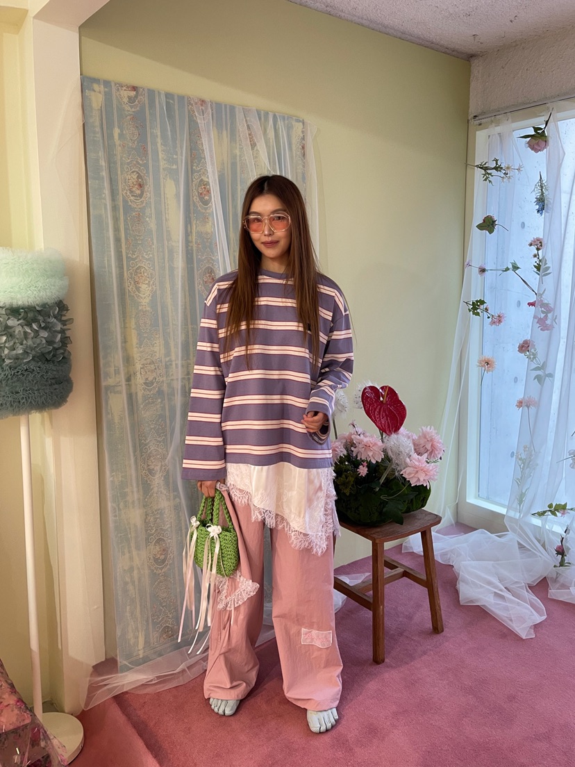 BOUTIQUE-L東大門直郵女士新款熱賣推薦時尚26春夏長袖T恤BOUTIQUE-L長袖T恤