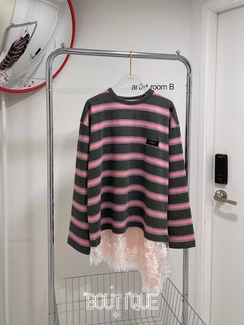 BOUTIQUE-L東大門直郵女士新款熱賣推薦時尚26春夏長袖T恤BOUTIQUE-L長袖T恤圖色2