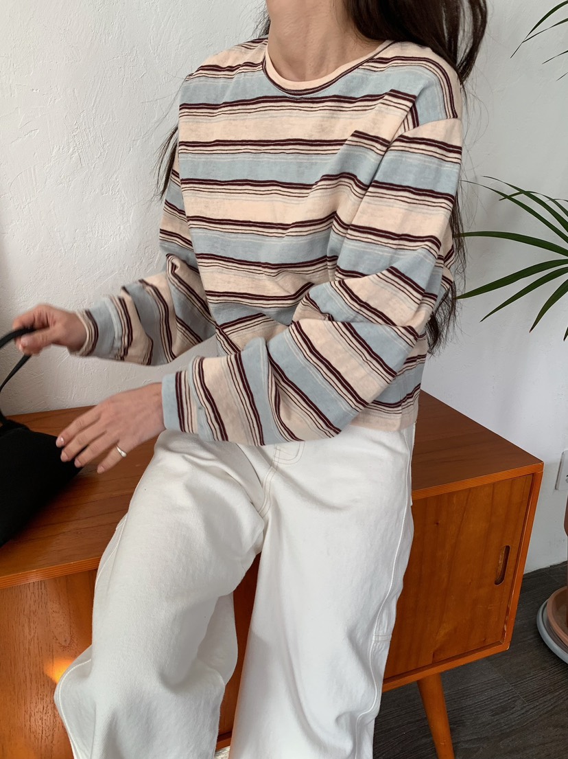 BLEECKER韓國直郵女裝新品熱賣推薦職業真品26春夏長袖T恤BLEECKER長袖T恤