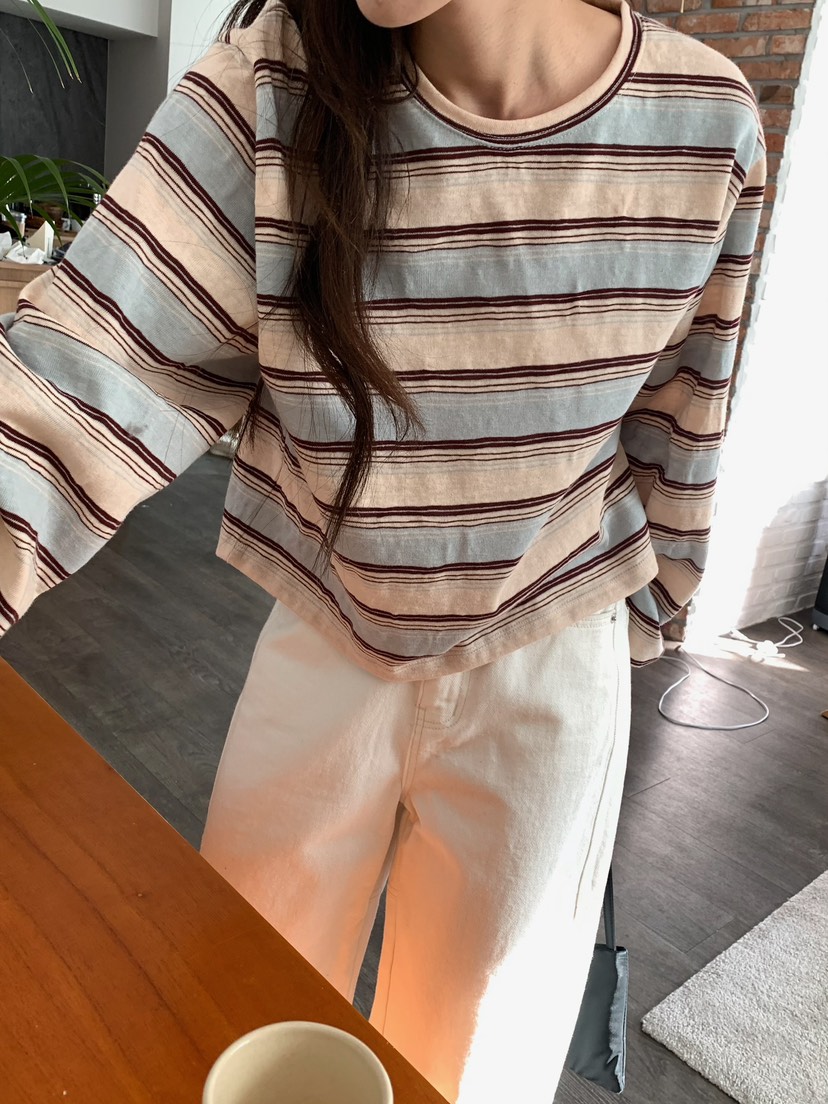 BLEECKER韓國直郵女裝新品熱賣推薦職業真品26春夏長袖T恤BLEECKER長袖T恤