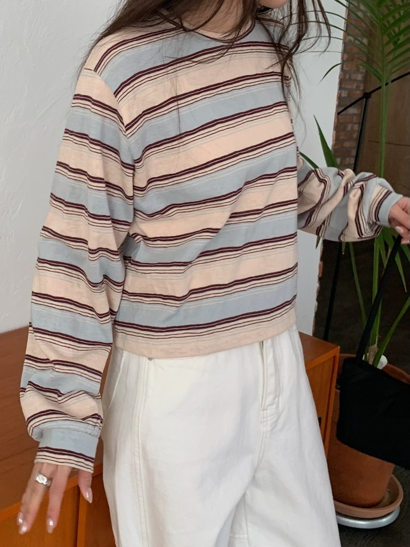 BLEECKER韓國直郵女裝新品熱賣推薦職業真品26春夏長袖T恤BLEECKER長袖T恤