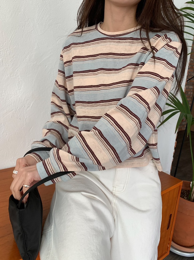 BLEECKER韓國直郵女裝新品熱賣推薦職業真品26春夏長袖T恤BLEECKER長袖T恤