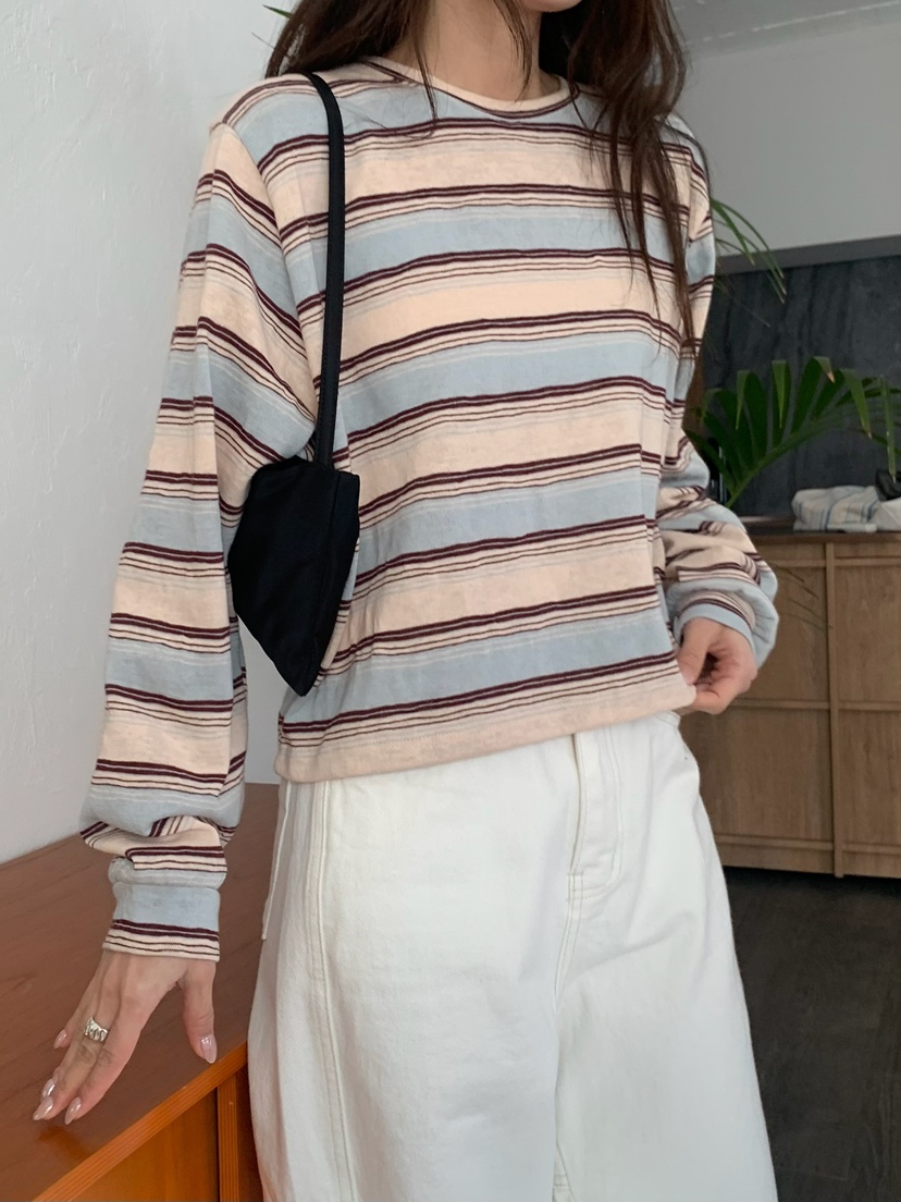 BLEECKER韓國直郵女裝新品熱賣推薦職業真品26春夏長袖T恤BLEECKER長袖T恤