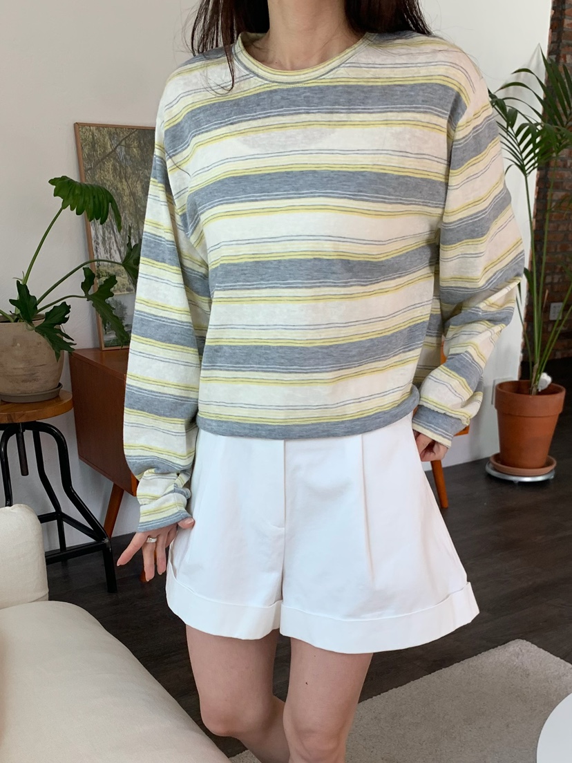 BLEECKER韓國直郵女裝新品熱賣推薦職業真品26春夏長袖T恤BLEECKER長袖T恤