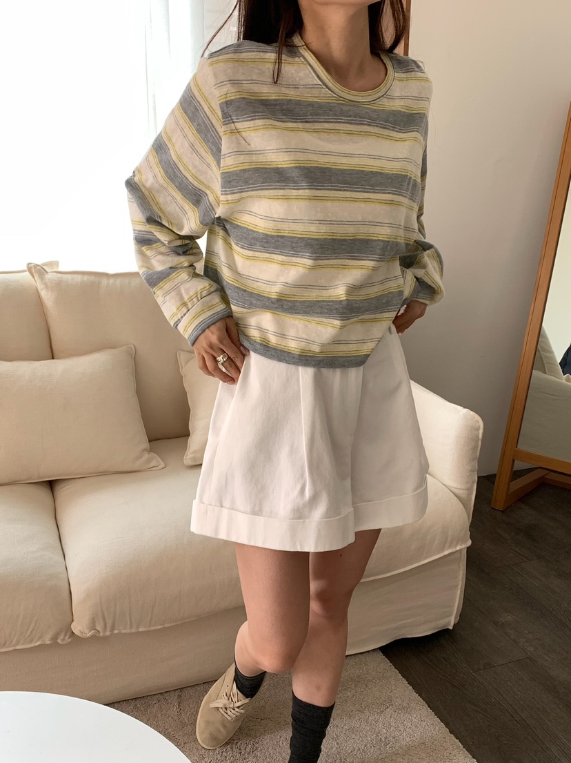 BLEECKER韓國直郵女裝新品熱賣推薦職業真品26春夏長袖T恤BLEECKER長袖T恤