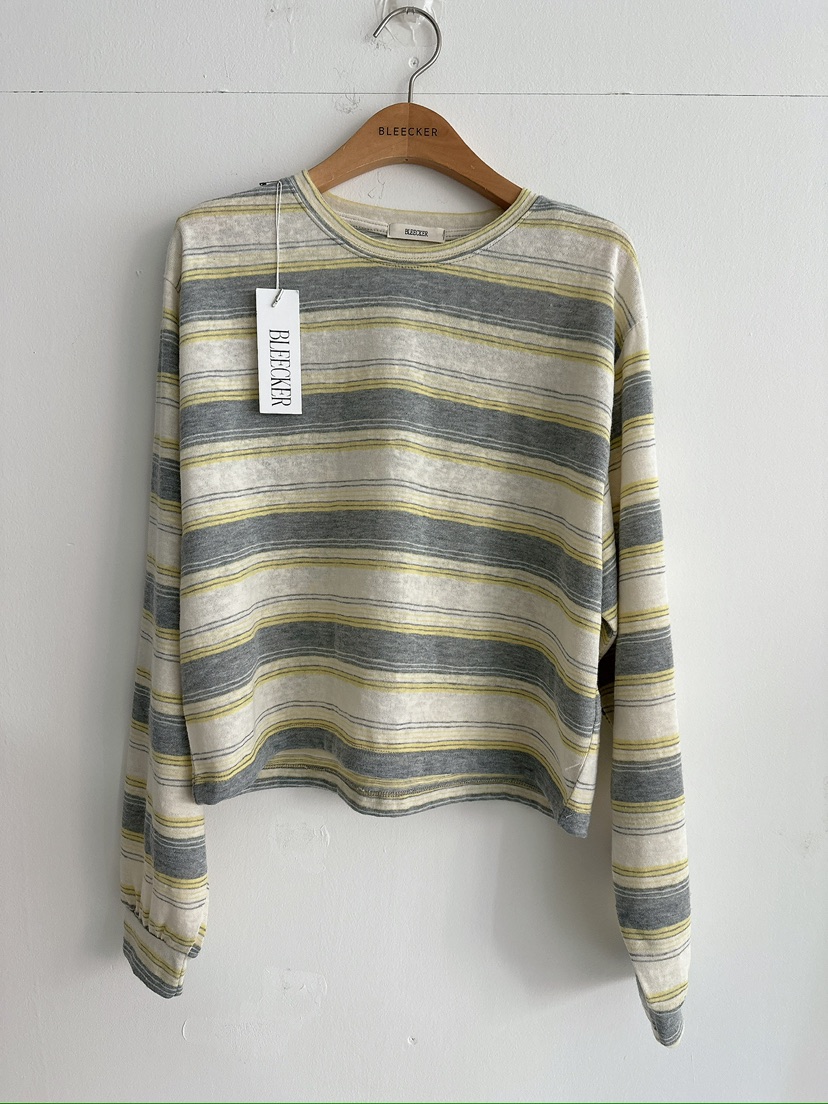 BLEECKER韓國直郵女裝新品熱賣推薦職業真品26春夏長袖T恤BLEECKER長袖T恤圖色1