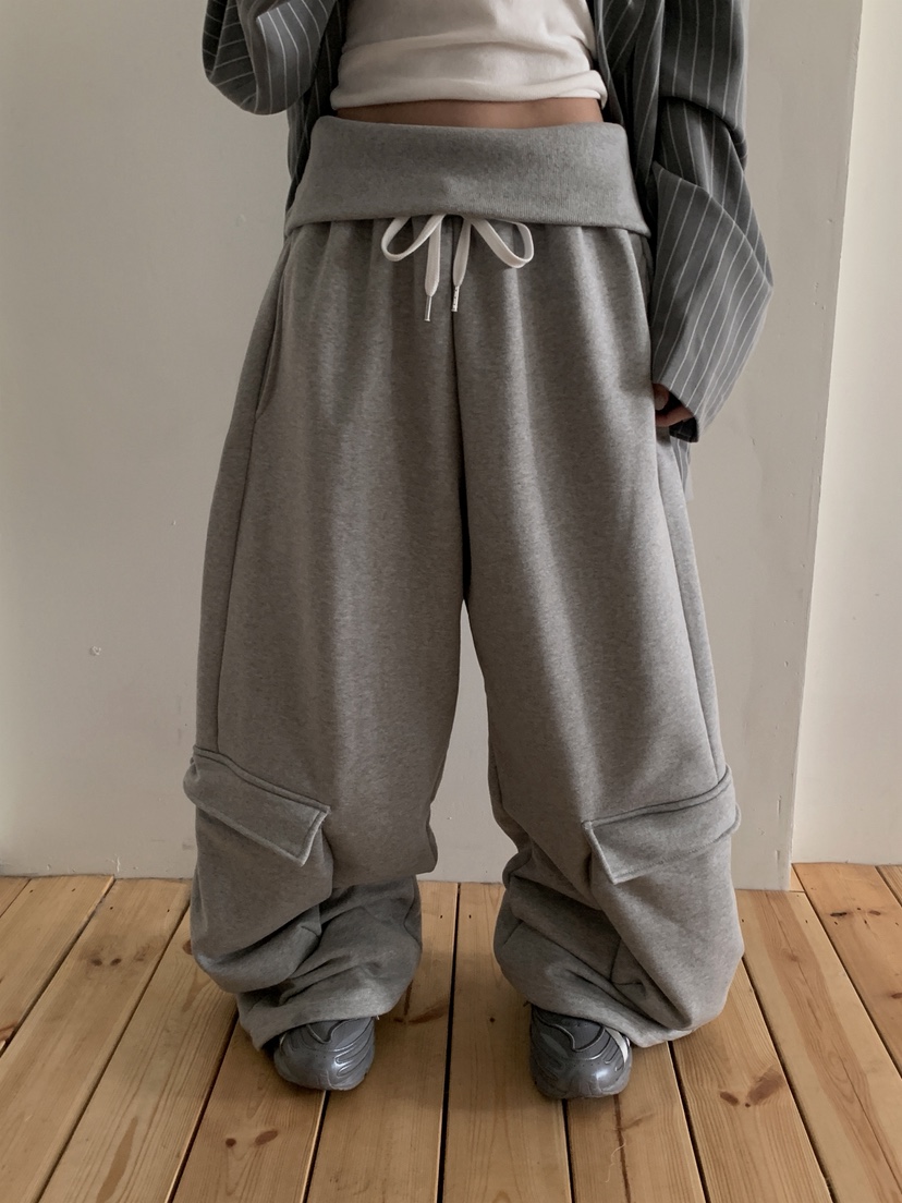 OURWAVE/OUR ROOM東大門實拍女裝新品26春夏休閑褲工裝褲Our Wave/Our Room休閑褲