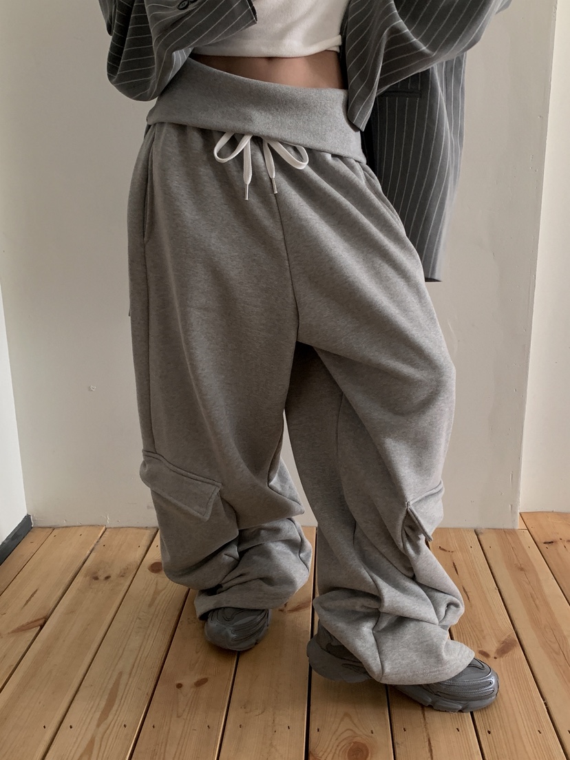 OURWAVE/OUR ROOM東大門實拍女裝新品26春夏休閑褲工裝褲Our Wave/Our Room休閑褲