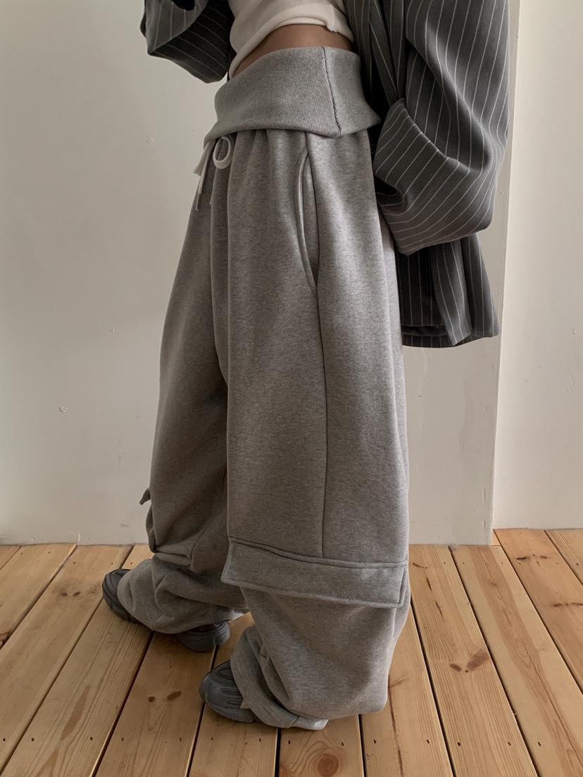 OURWAVE/OUR ROOM東大門實拍女裝新品26春夏休閑褲工裝褲Our Wave/Our Room休閑褲