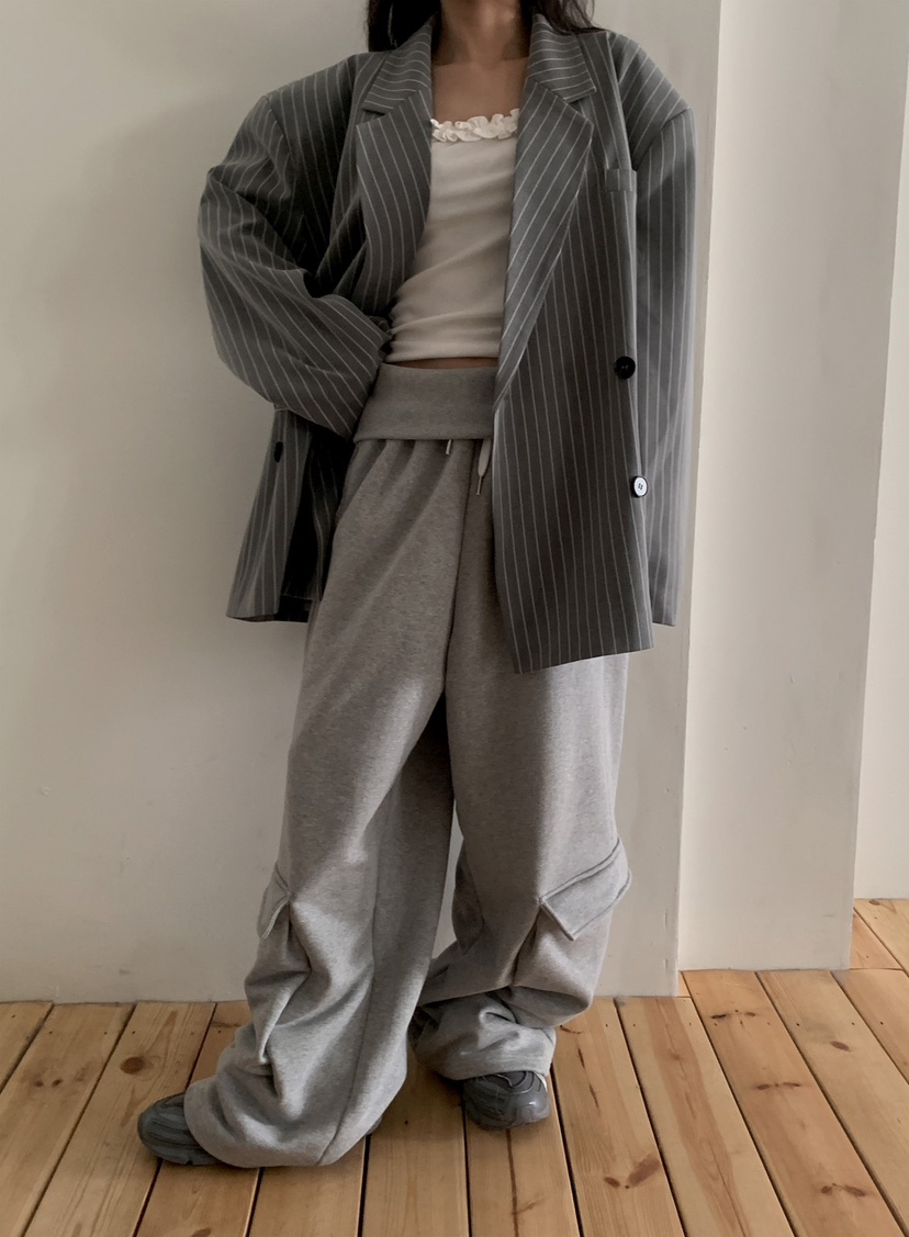 OURWAVE/OUR ROOM東大門實拍女裝新品26春夏休閑褲工裝褲Our Wave/Our Room休閑褲