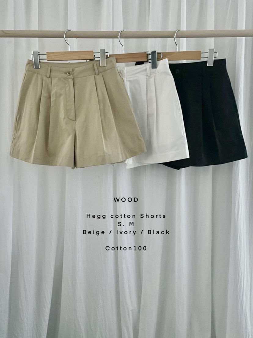 WOOD東大門代購女裝新品真品熱賣時尚休閑人氣推薦短褲棉WOOD短褲圖色3左三色