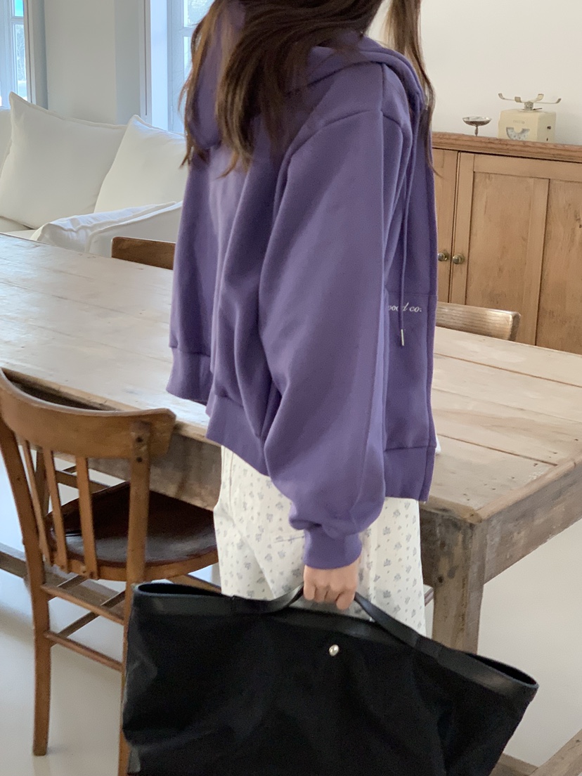 WOOD東大門直郵女裝新款職業推薦26春夏熱賣真品夾克拉鏈WOOD夾克