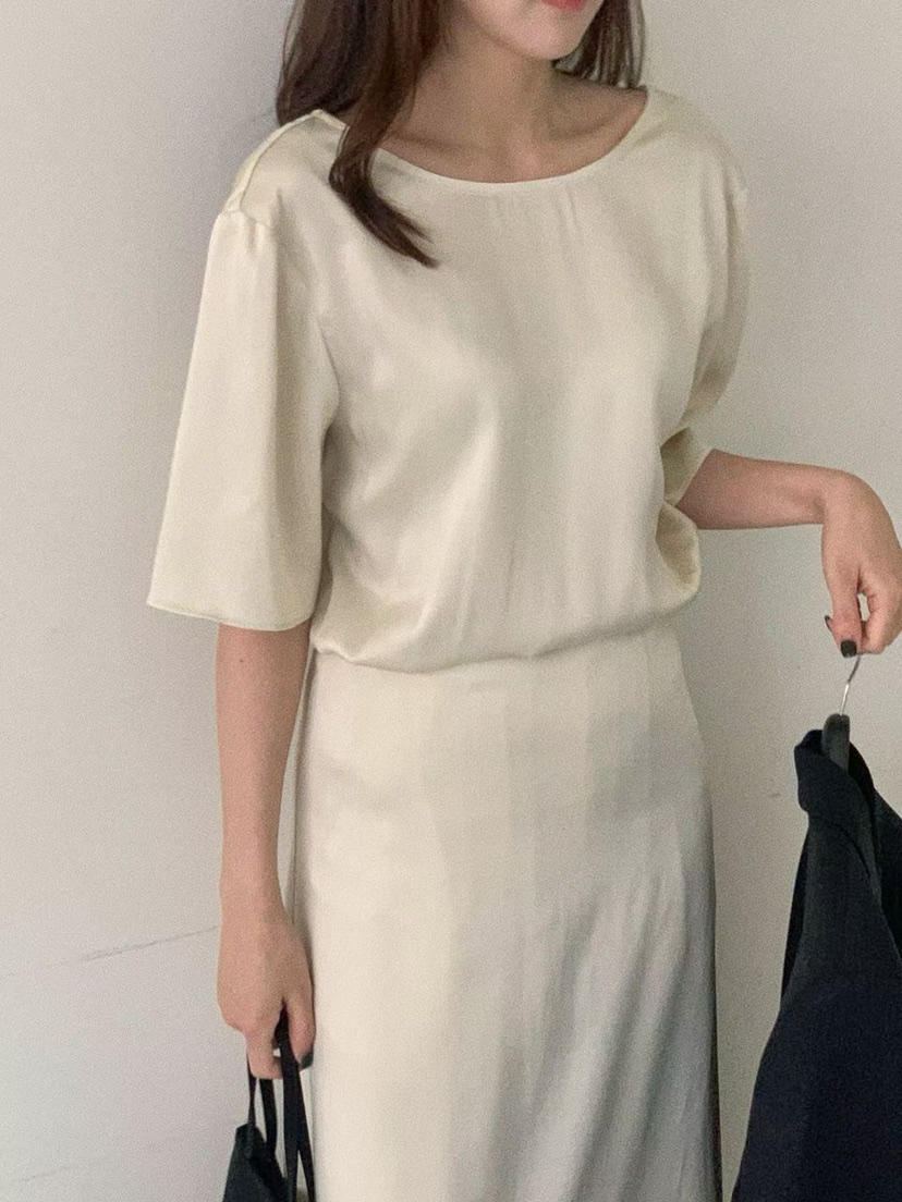 THE ABLE東大門實拍女士新款時尚職業休閑26春夏連衣裙褶皺THE ABLE/TA連衣裙