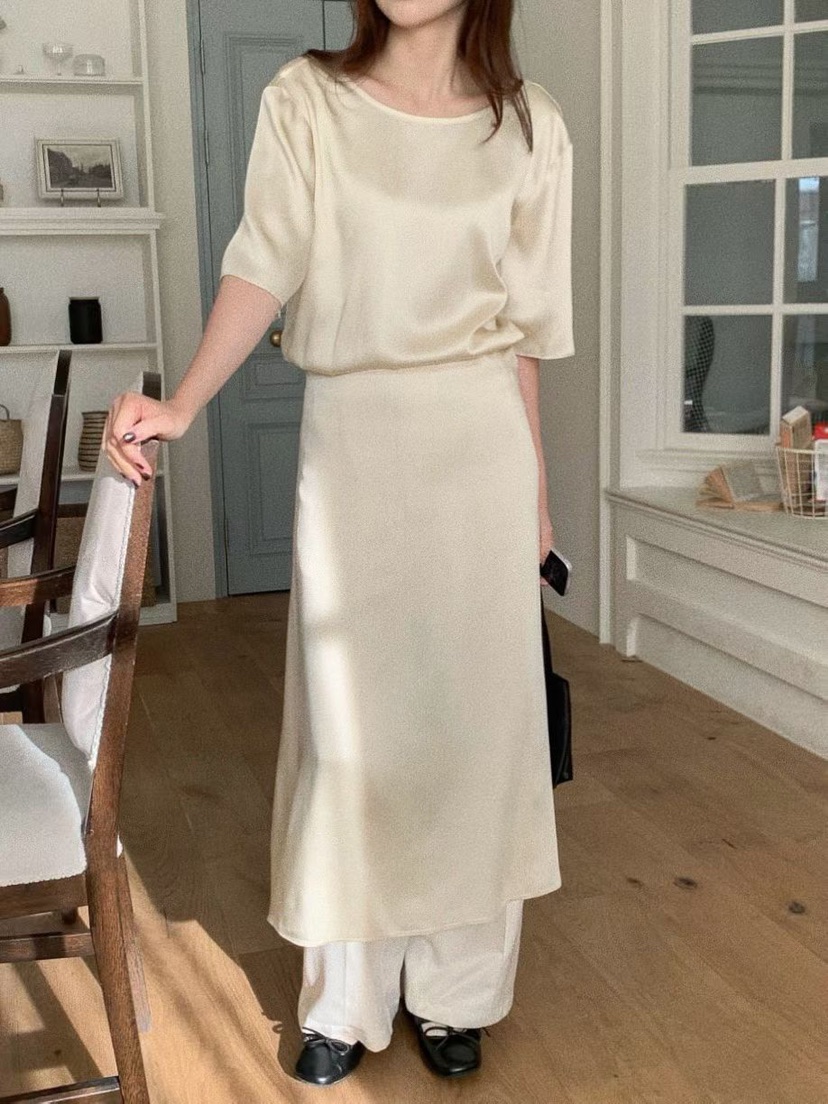 THE ABLE東大門實拍女士新款時尚職業休閑26春夏連衣裙褶皺THE ABLE/TA連衣裙