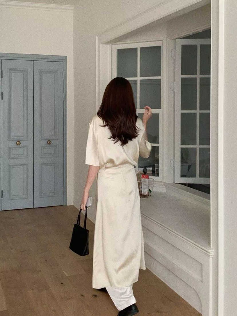 THE ABLE東大門實拍女士新款時尚職業休閑26春夏連衣裙褶皺THE ABLE/TA連衣裙