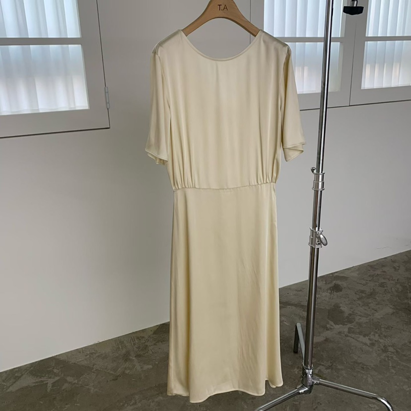 THE ABLE東大門實拍女士新款時尚職業休閑26春夏連衣裙褶皺THE ABLE/TA連衣裙圖色1