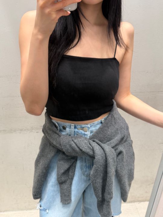 mars韓國代購女裝新款26春夏推薦真品休閑時尚人氣吊帶背心mars吊帶/背心