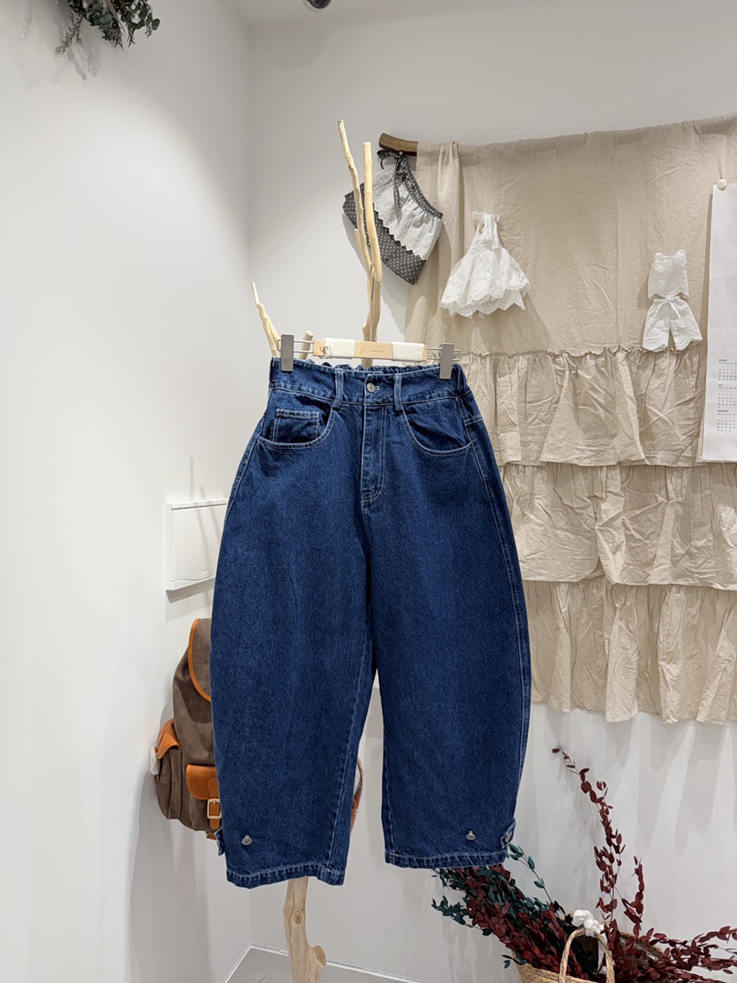 BLOOM韓國代購女裝新品職業熱賣真品26春夏推薦時尚牛仔褲BLOOM-S牛仔褲圖色1