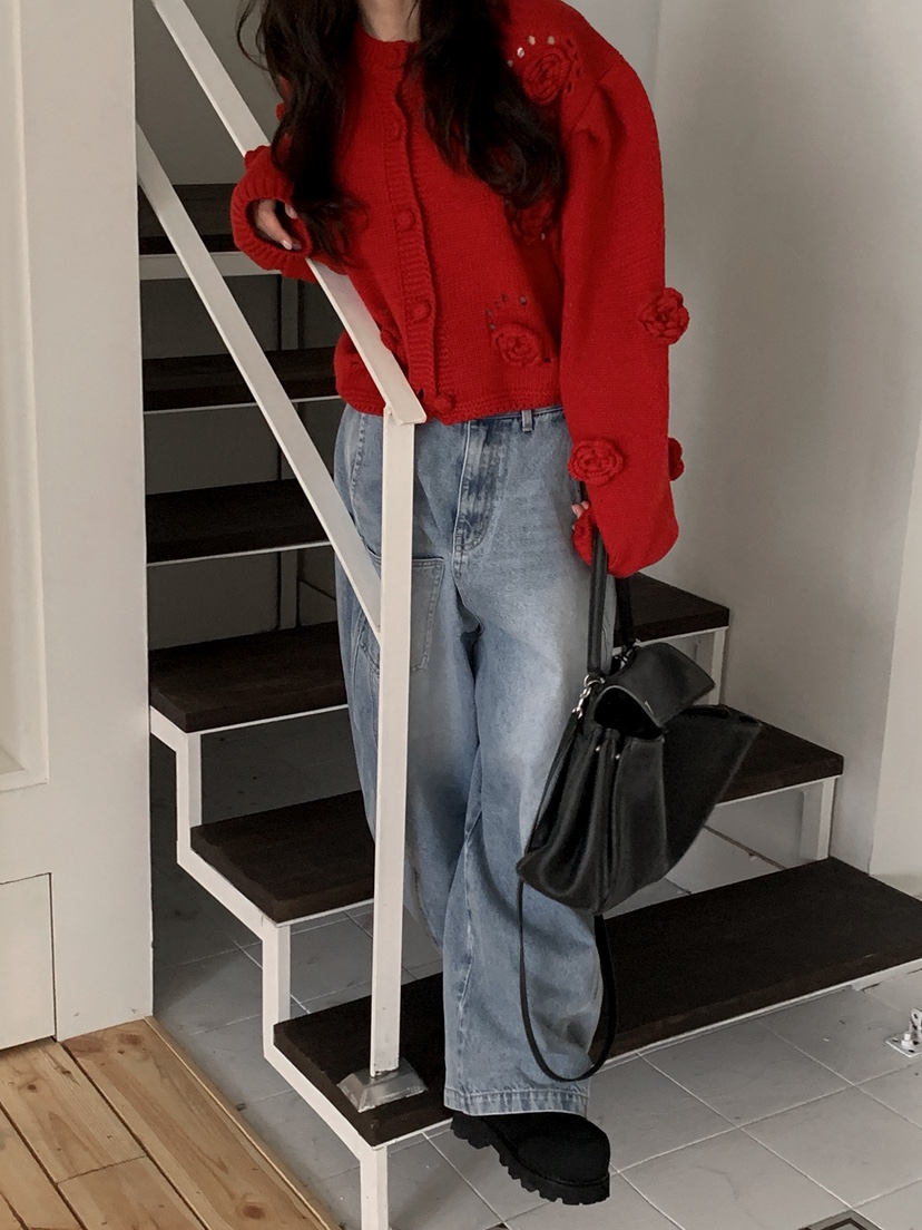 OURWAVE/OUR ROOM東大門代購女士新款熱賣真品牛仔褲口袋Our Wave/Our Room牛仔褲