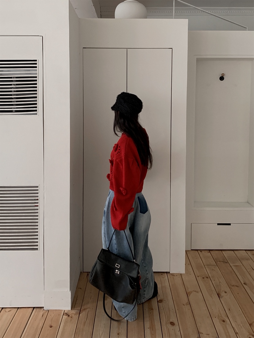 OURWAVE/OUR ROOM東大門代購女士新款熱賣真品牛仔褲口袋Our Wave/Our Room牛仔褲