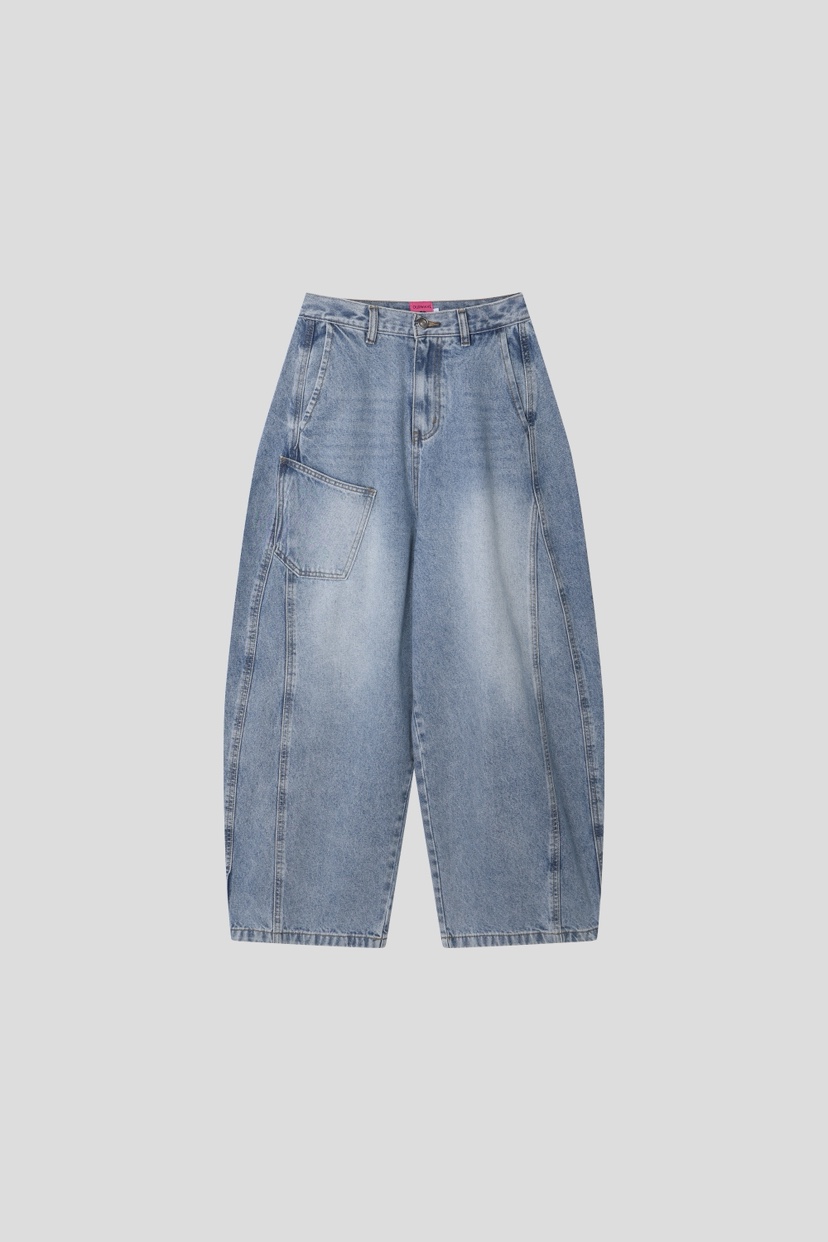 OURWAVE/OUR ROOM東大門代購女士新款熱賣真品牛仔褲口袋Our Wave/Our Room牛仔褲圖色1