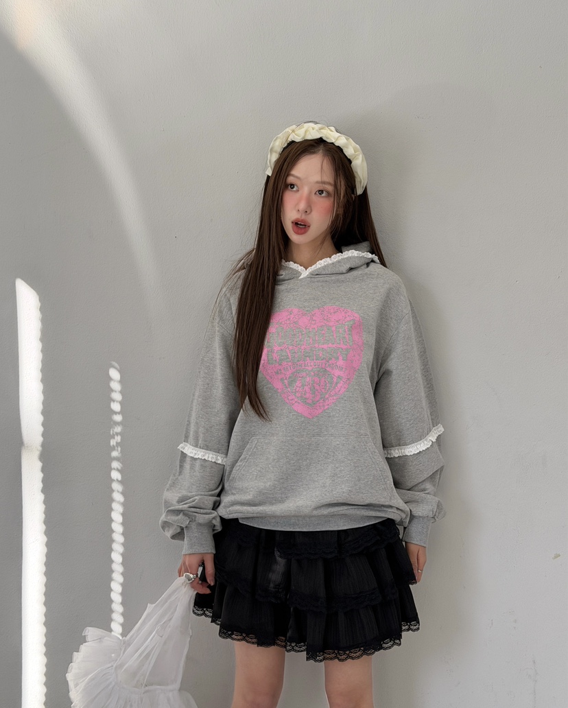 LOVABLE韓國代購女裝新款推薦26春夏時尚真品職業人氣衛衣LOVABLE衛衣