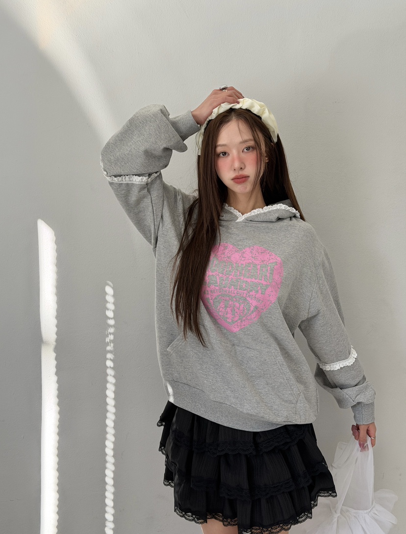 LOVABLE韓國代購女裝新款推薦26春夏時尚真品職業人氣衛衣LOVABLE衛衣