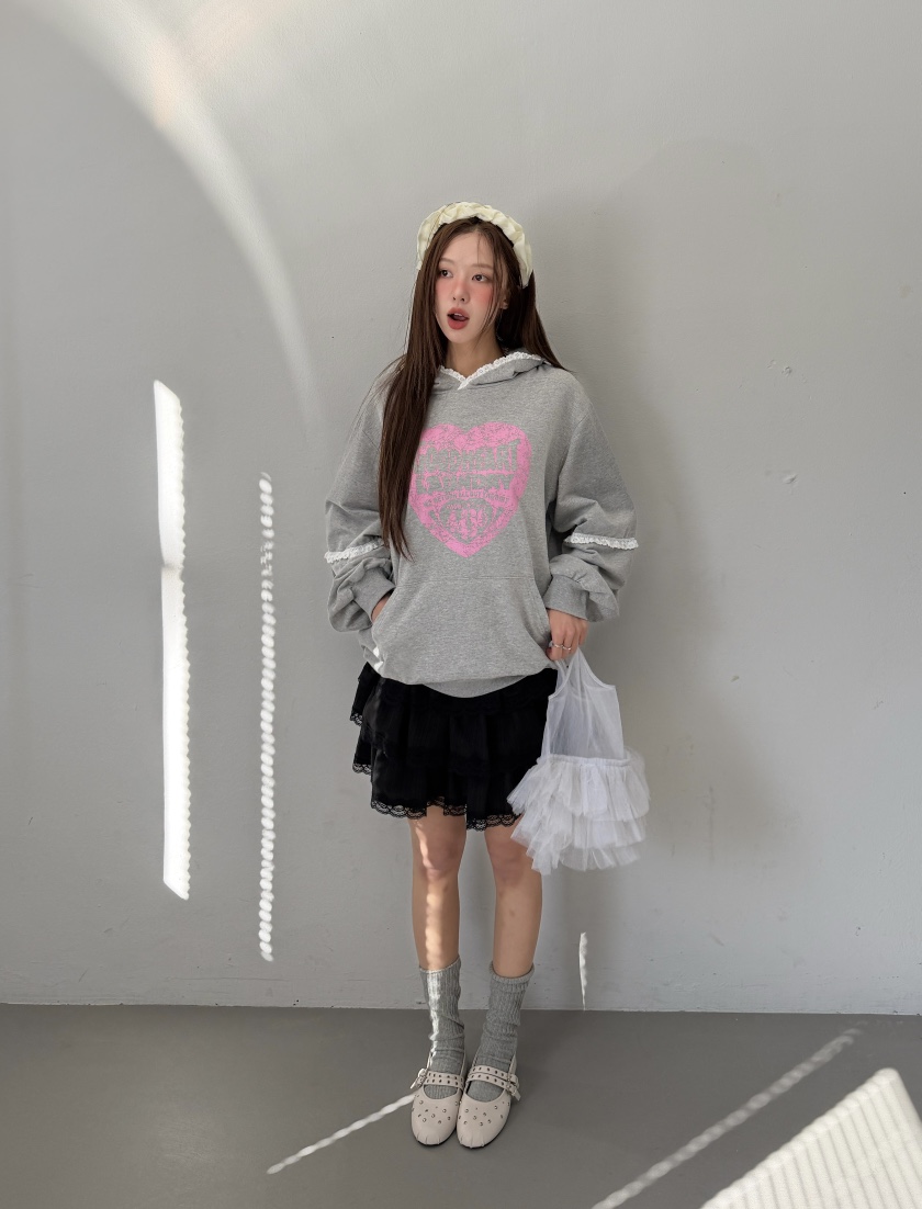 LOVABLE韓國代購女裝新款推薦26春夏時尚真品職業人氣衛衣LOVABLE衛衣