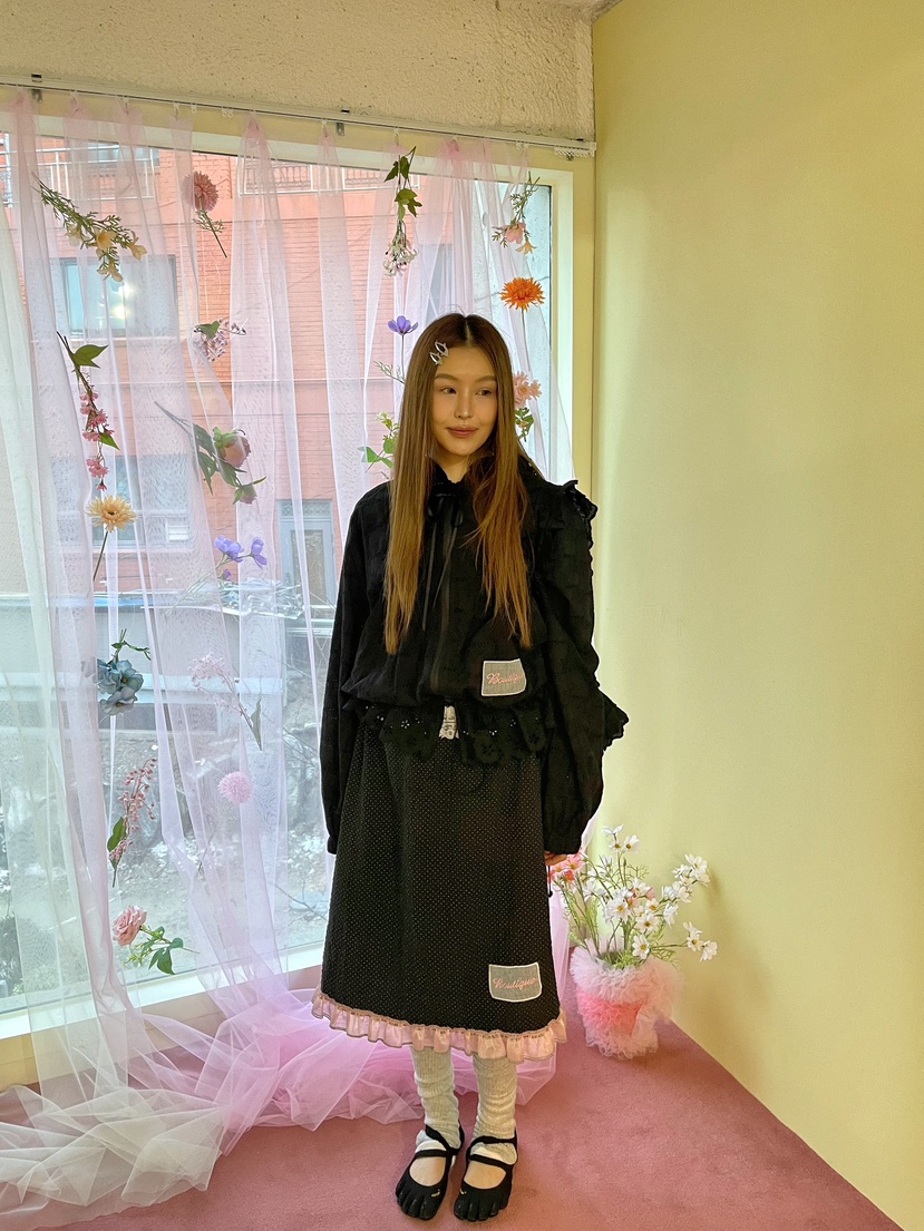 BOUTIQUE-L韓國代購女裝新品真品職業熱賣26春夏半身裙中短裙BOUTIQUE-L半身裙/中短裙