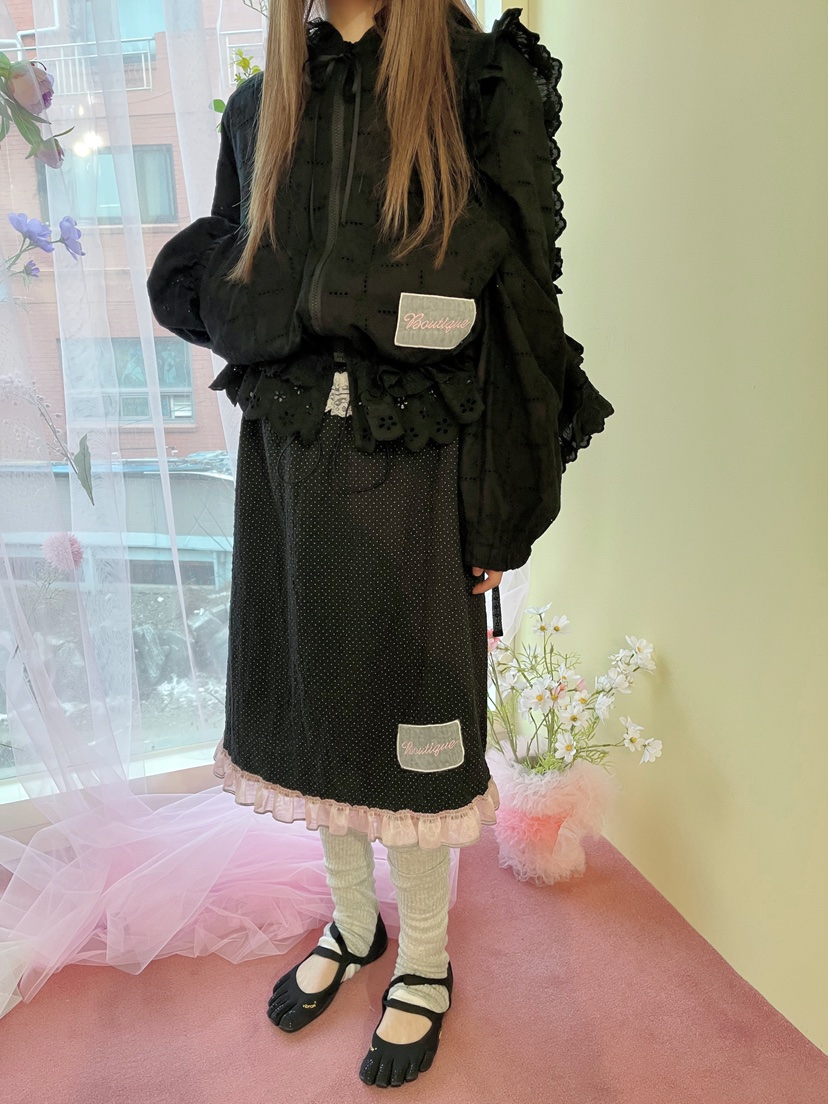 BOUTIQUE-L韓國代購女裝新品真品職業熱賣26春夏半身裙中短裙BOUTIQUE-L半身裙/中短裙