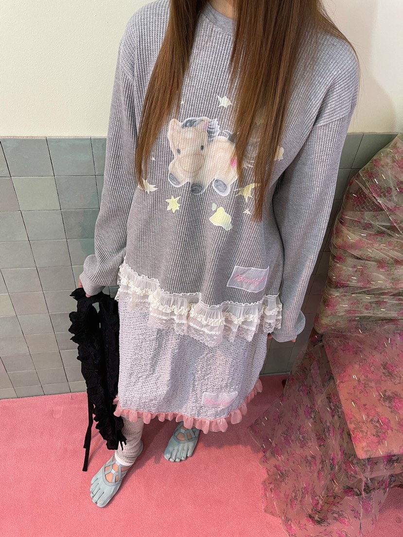 BOUTIQUE-L韓國代購女裝新品真品職業熱賣26春夏半身裙中短裙BOUTIQUE-L半身裙/中短裙