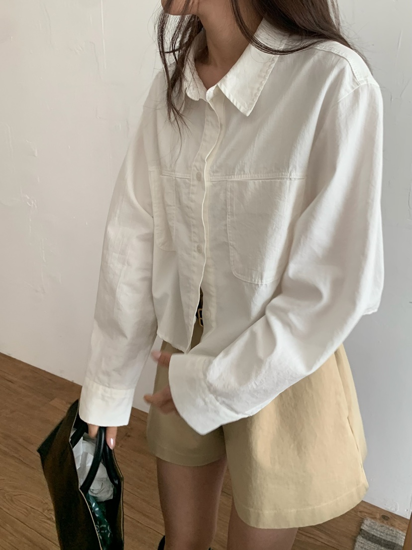 BLEECKER東大門代購女裝新款人氣休閑26春夏職業襯衫蕾絲衫BLEECKER襯衫/蕾絲衫