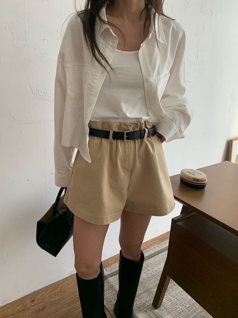 BLEECKER東大門代購女裝新款人氣休閑26春夏職業襯衫蕾絲衫BLEECKER襯衫/蕾絲衫