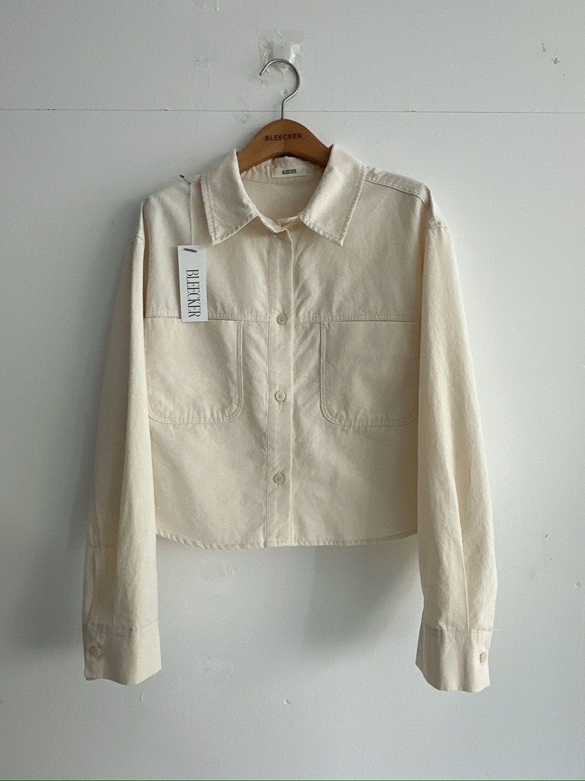 BLEECKER東大門代購女裝新款人氣休閑26春夏職業襯衫蕾絲衫BLEECKER襯衫/蕾絲衫圖色2