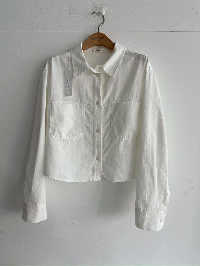 BLEECKER東大門代購女裝新款人氣休閑26春夏職業襯衫蕾絲衫BLEECKER襯衫/蕾絲衫圖色3