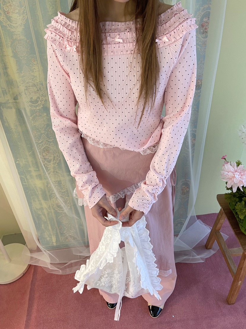 BOUTIQUE-L東大門代購女裝新品推薦職業人氣真品長袖T恤BOUTIQUE-L長袖T恤