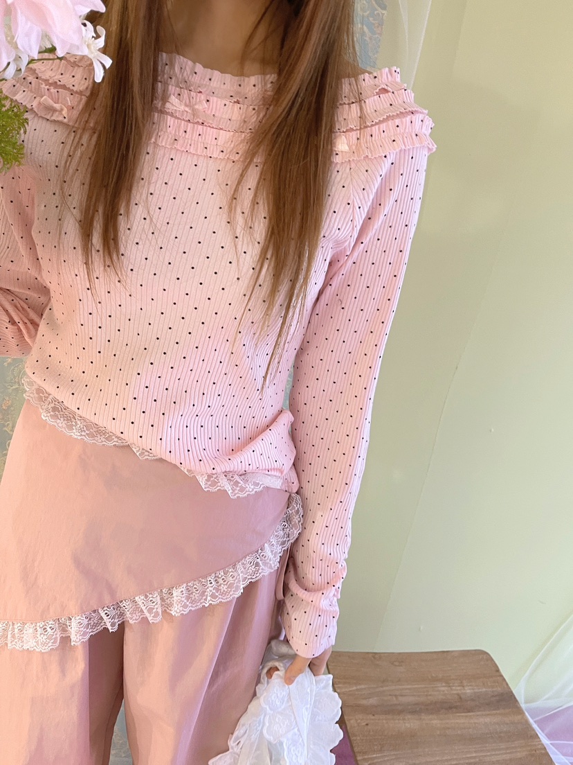 BOUTIQUE-L東大門代購女裝新品推薦職業人氣真品長袖T恤BOUTIQUE-L長袖T恤