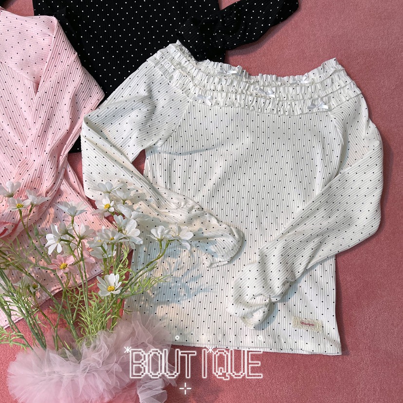 BOUTIQUE-L東大門代購女裝新品推薦職業人氣真品長袖T恤BOUTIQUE-L長袖T恤圖色2