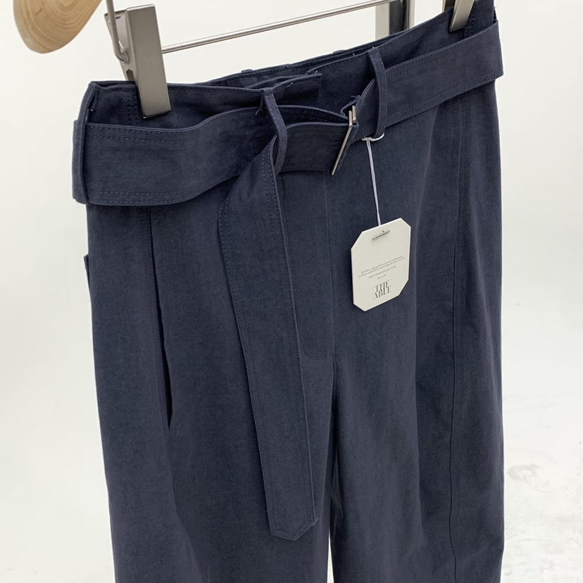 THE ABLE東大門實拍女裝新品人氣休閑真品熱賣休閑褲含腰帶THE ABLE/TA休閑褲