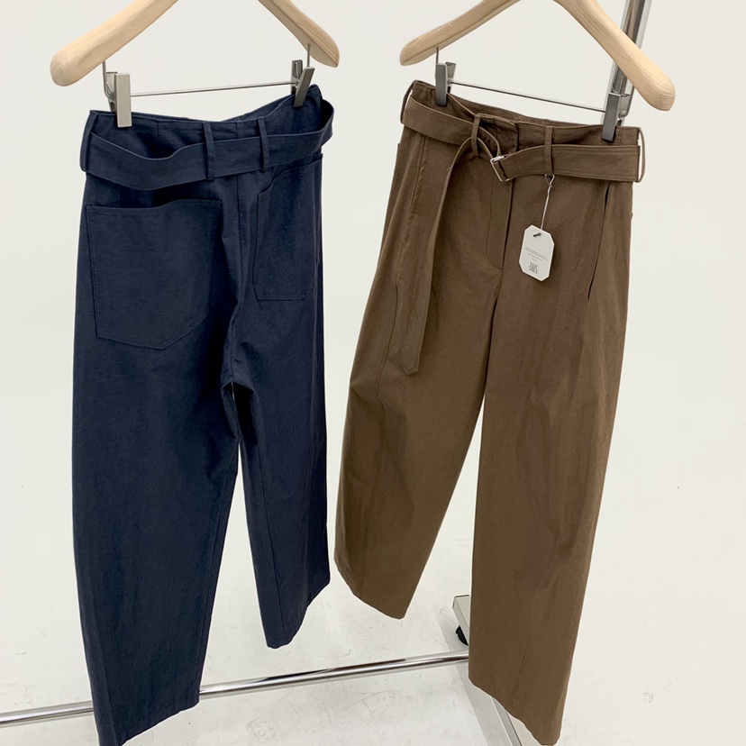 THE ABLE東大門實拍女裝新品人氣休閑真品熱賣休閑褲含腰帶THE ABLE/TA休閑褲