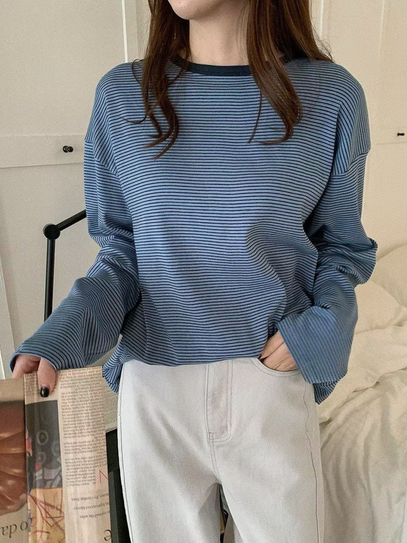 THE ABLE韓國直郵女裝新品職業休閑時尚人氣26春夏長袖T恤THE ABLE/TA長袖T恤