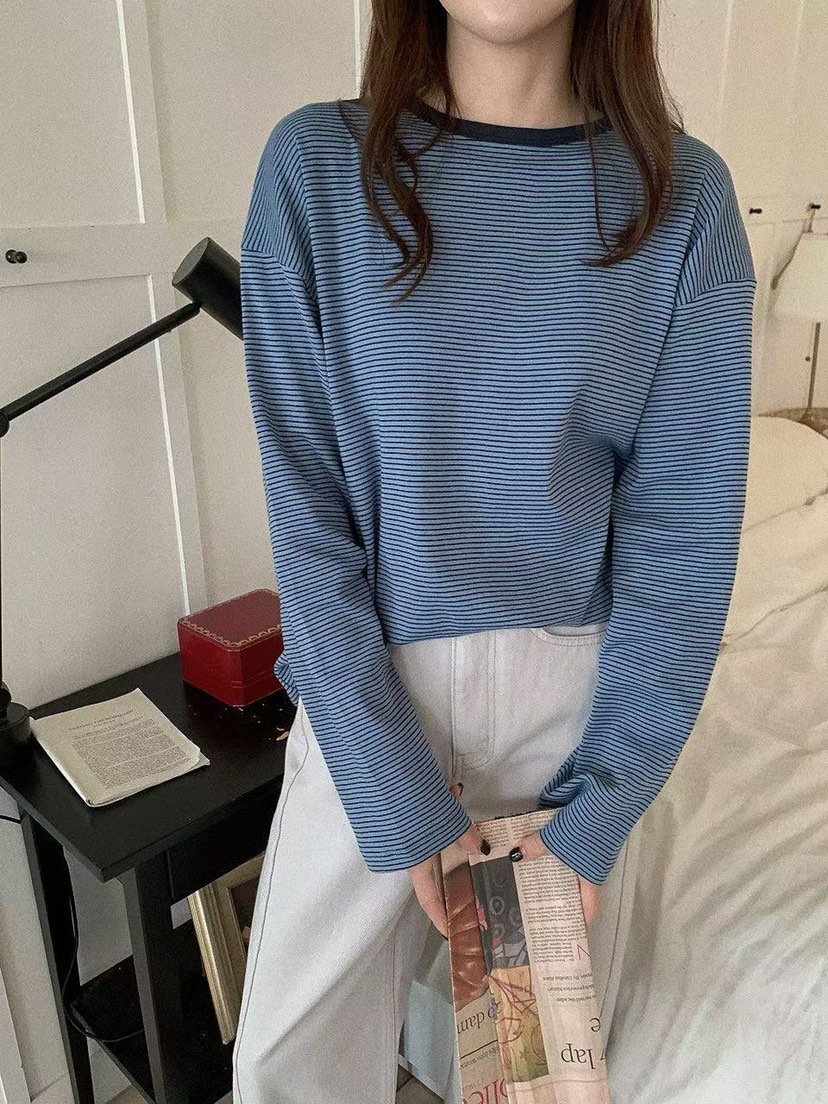 THE ABLE韓國直郵女裝新品職業休閑時尚人氣26春夏長袖T恤THE ABLE/TA長袖T恤